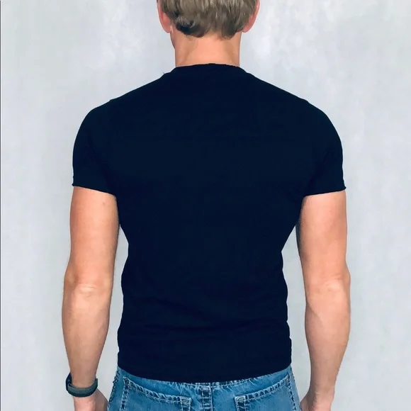 Express Men, Tee Shirt, Black, Size Extra Small - Picture 3 of 8